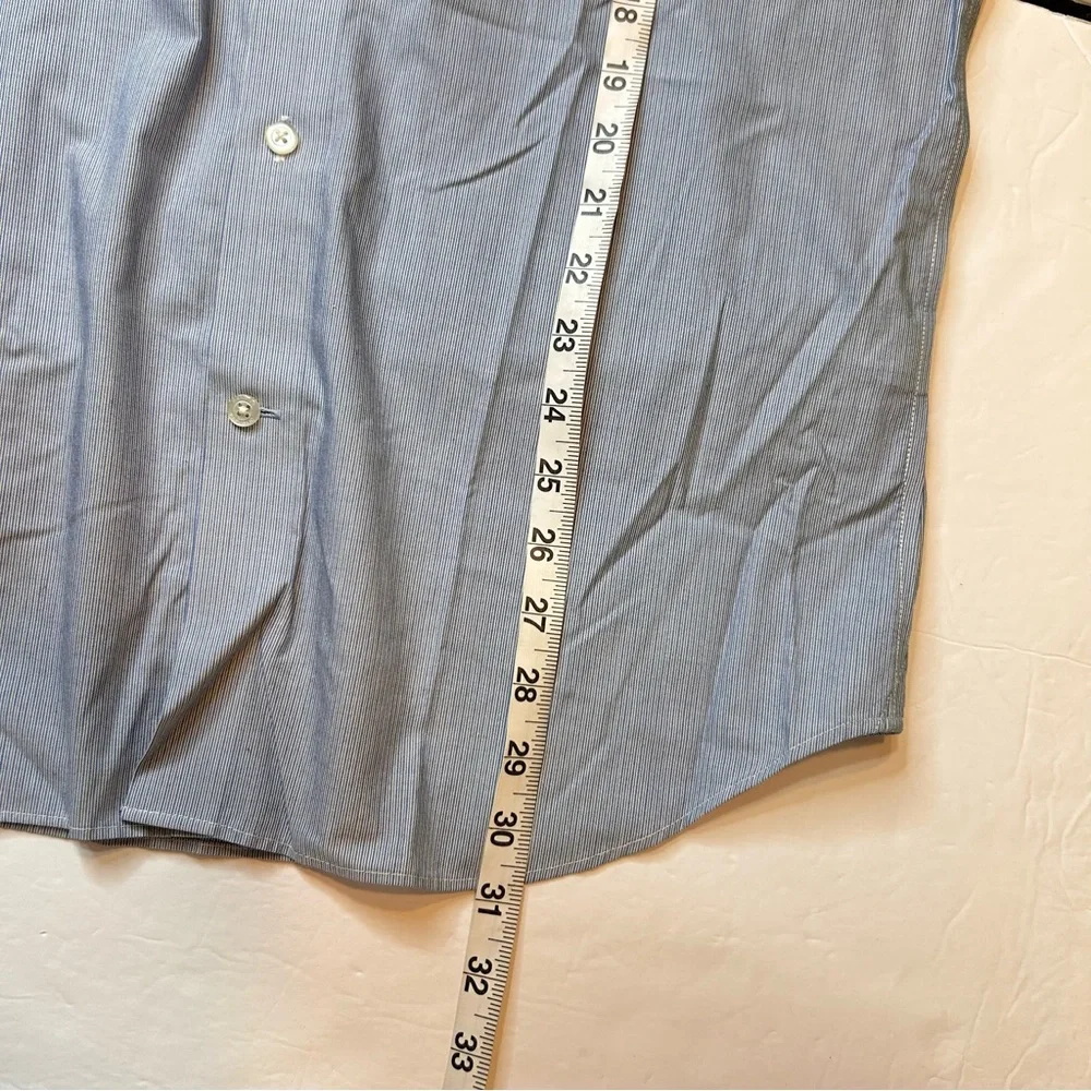 Banana Republic Men’s Slim Fit Non-Iron 100% Cotton Blue Shirt Button-up Size M